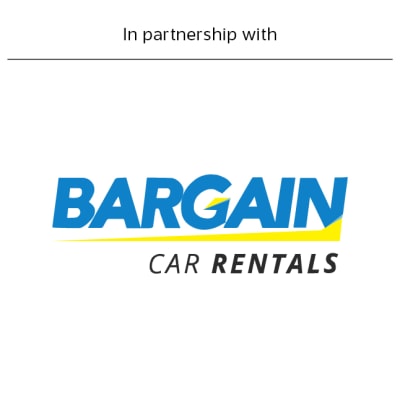 In partnership with Bargain Car Rentals