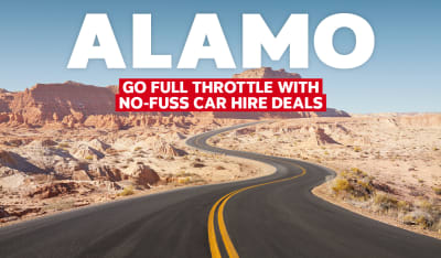 Alamo. Go full throttle with no-fuss car hire deals