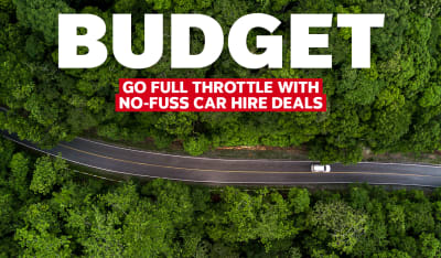 Budget. Go full throttle with no-fuss car hire deals