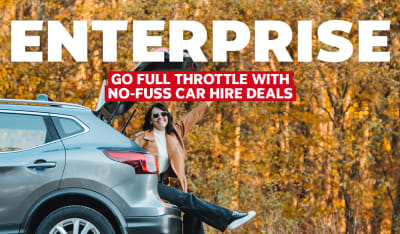 Enterprise. Go full throttle with no-fuss car hire deals