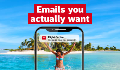 Emails you actually want - Flight Centre: Hot deals have just dropped!