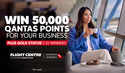 Win 50,000 Qantas Points for your business