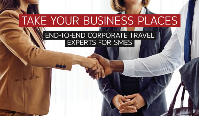 Take your business places. End-to-end corporate travel experts for SMES