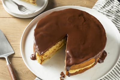 Homemade Chocolate Boston Cream Pie