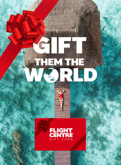 Gift them the world. Flight Centre Gift Card