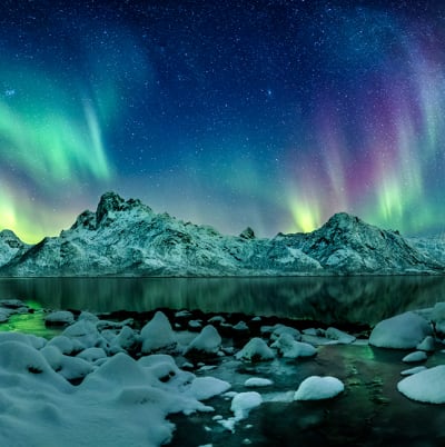 Northern Lights Banner