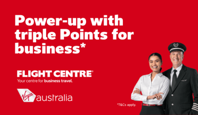Power-up with triple Points for business*