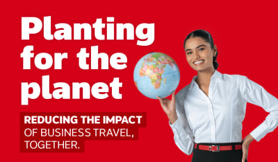 planting for the planet reducing the impact of business travel together