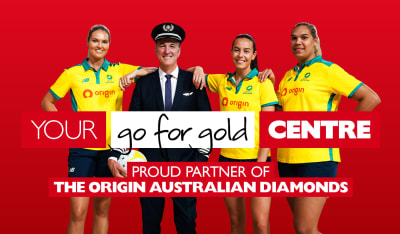 Your go for gold Centre | Proud partner of The Origin Australian Diamonds