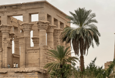 Philae Temple overlooking the Nile