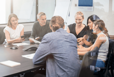 Business people in a meeting