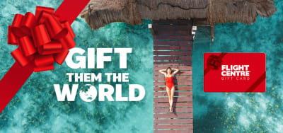 Gift them the world. Flight Centre Gift Card