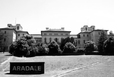 An old photo of Aradale Lunatic Asylum
