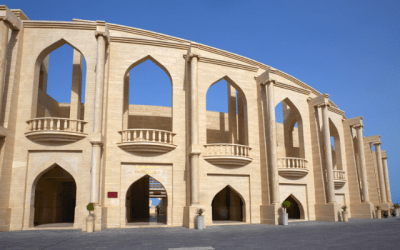 Amphitheatre structure in Katara Cultural Village, Qatar