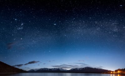 Lake Tekapo night sky, New Zealand