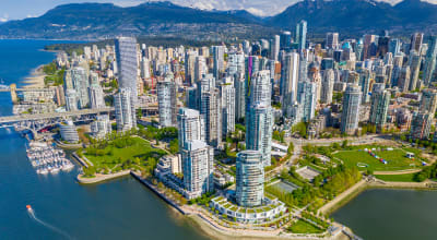 Vancouver coastline, Canada