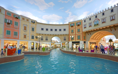 Open-air canal in Villaggio Mall, Qatar