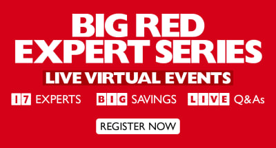 Big red expert series - live virtual events. 17 experts, big savings, live Q&As. Register now