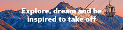 Explore, dream and be inspired to take off