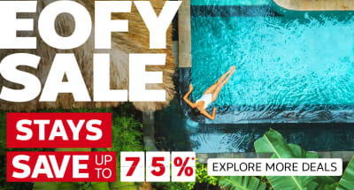 EOFY Sale | stays - save up to 75%* - Explore more deals