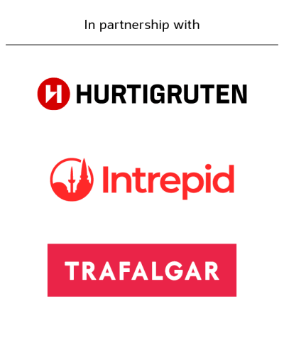 In partnership with | Hurtigruten, Intrepid, Trafalgar