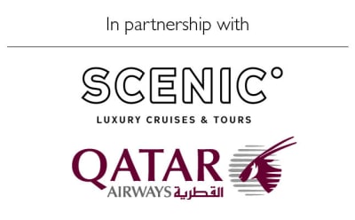 In partnership with Scenic | Luxury cruises & tours, and Qatar Airways