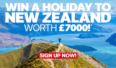 Win a holiday to New Zealand worth £7000!*