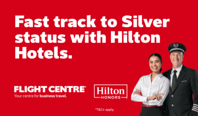Fast track to Silver status with Hilton Hotels.