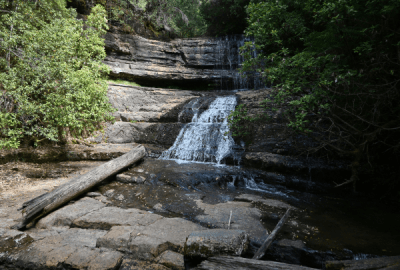 Lady Barron Creek waterfall, Tasmania