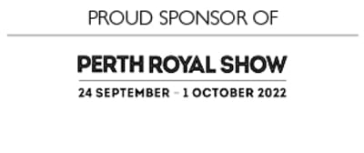 Proud Sponsor of Perth Royal Show - 24 September - 1 October 2022