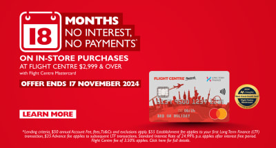 Flight Centre Mastercard Offer