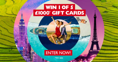 Win 1 of 5 £1000* gift cards | Enter now!