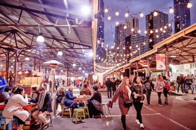 Queen Victoria Market Winter Melbourne