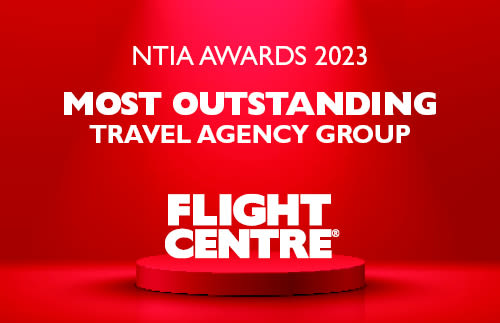 Most Outstanding Travel Agency Group at the NTIA 2023 award