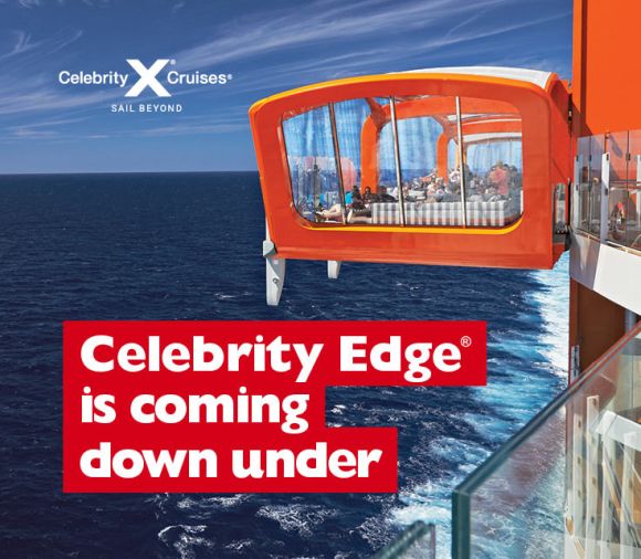 Celebrity Edge is coming Down Under