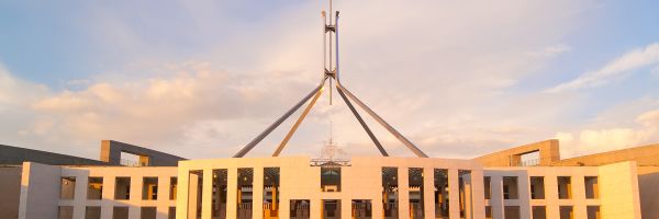 Parliament House in Canberra, Australia