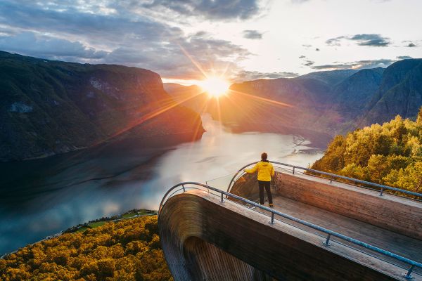 Stegastein viewpoint in Norway