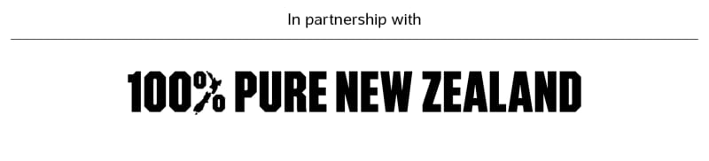 In partnership with 100% pure New Zealand