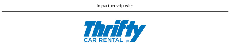 In partnership with Thrifty Car Rental