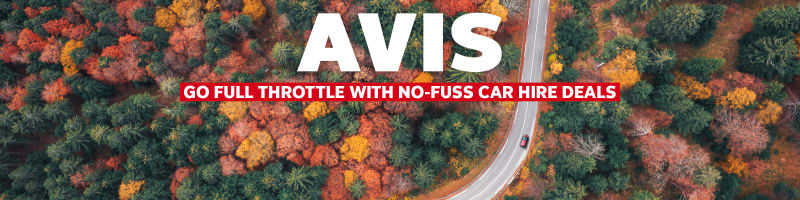 Avis. Go full throttle with no-fuss car hire deals