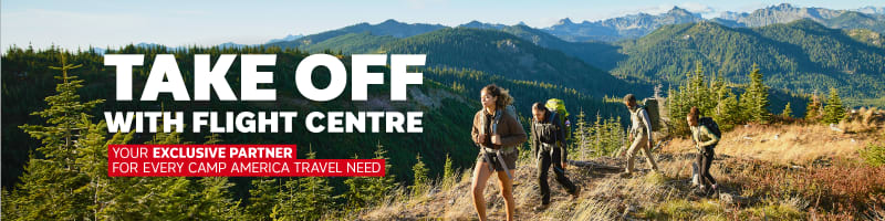 Take off with Flight Centre | your exclusive partner for every Camp America travel need