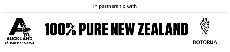 In partnership with | 100%* pure New Zealand, Auckland, Rotorua
