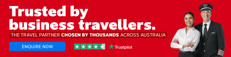 Trusted by business travellers - The travel partner chosen by thousands across Australia - enquire now