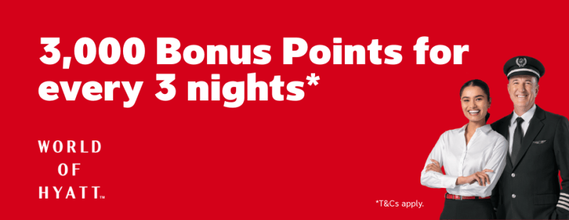 3,000 Bonus Points for every 3 nights*