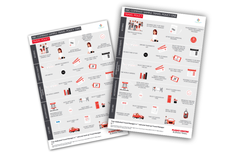 Sample Travel Policy Flight Centre Business Travel