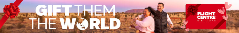 Valentine's Day - Gift them the World Flight Centre Gift Card
