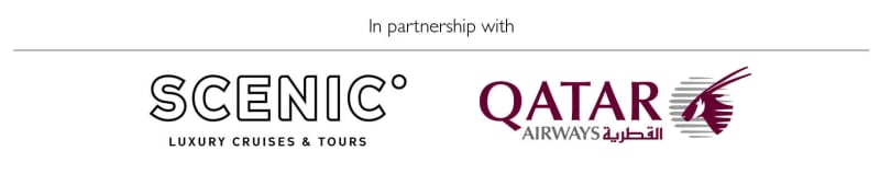In partnership with Scenic | Luxury cruises & tours, and Qatar Airways