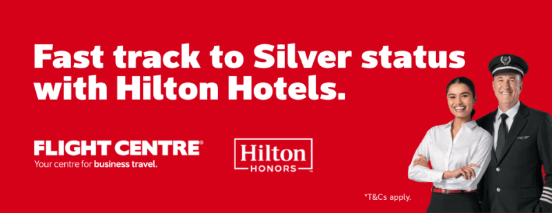 Fast track to Silver status with Hilton Hotels.