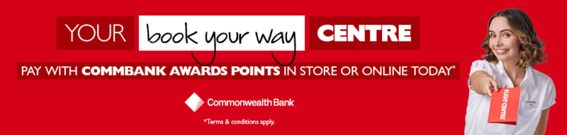 Your book your way Centre | Pay with Commbank Awards Points in store or online today | Commonwealth Bank | *Terms & conditions apply.