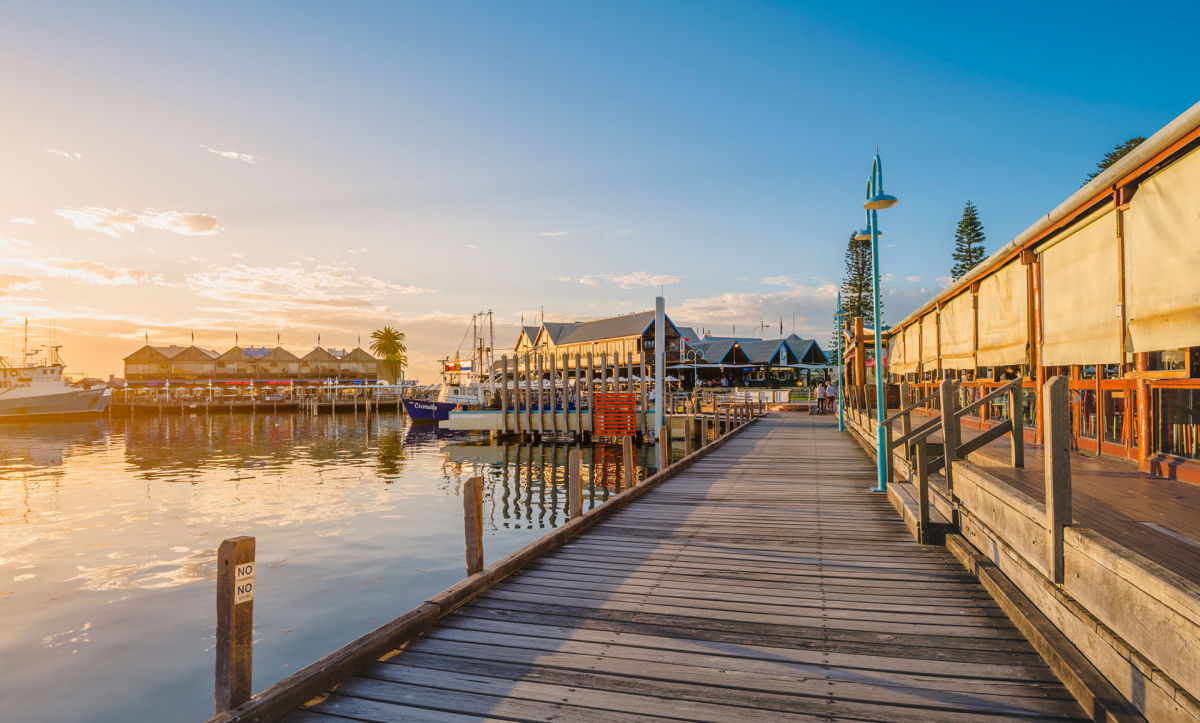 Fremantle waterfront, Perth, Australia